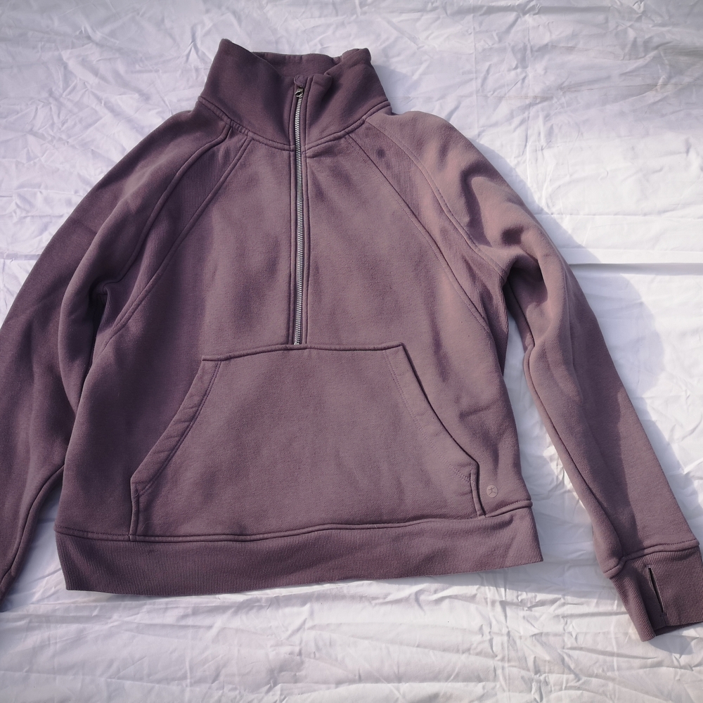Purple Half-Zip Pullover